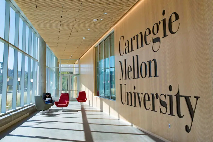 The Tepper Quad welcome center. 